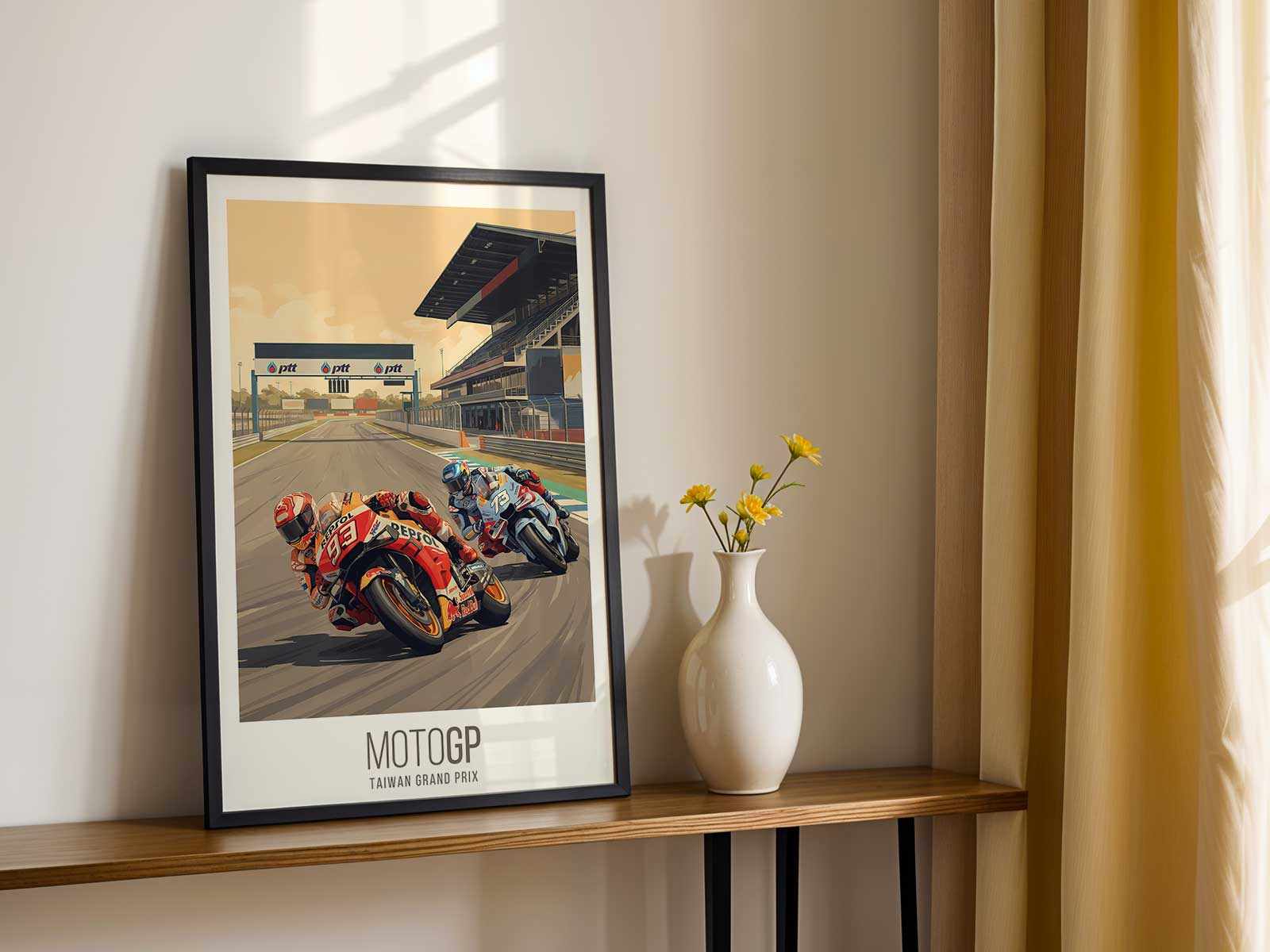 pramac racing ducati motogp prints artwork with premium racing decor and team-inspired visual style
