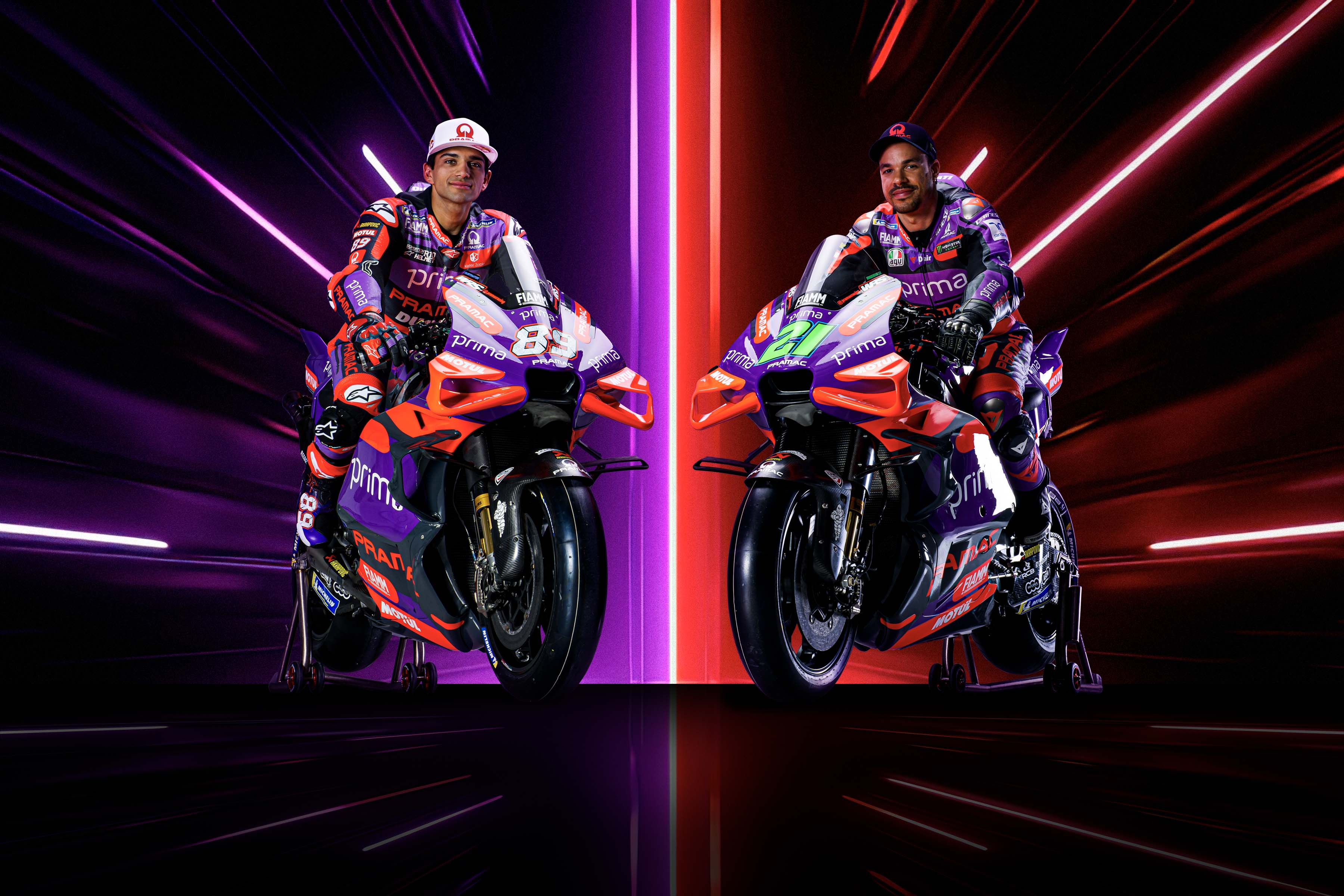 pramac racing ducati MotoGP team poster artwork with racing-inspired wall decor styling